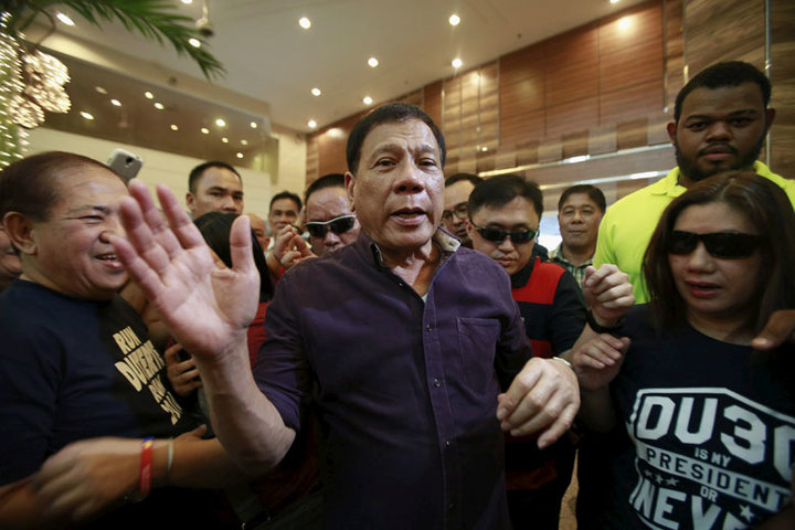 フィリピン次期大統領ドゥテルテ氏、意外に深い華人とのつながり フィリピン次期大統領ドゥテルテ氏、意外に深い華人とのつながり