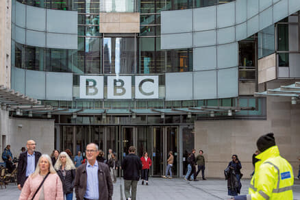 イギリス・ロンドンにあるBBC本社