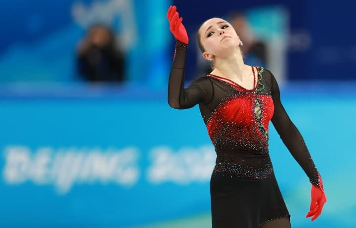 北京五輪女子シングルのFSに出場したカミラ・ワリエワ選手 北京五輪女子シングルのFSに出場したカミラ・ワリエワ選手