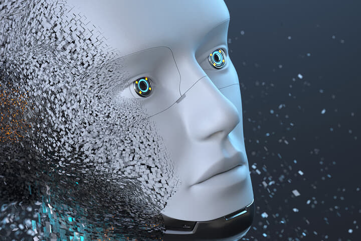 自己消滅するロボットのイメージ