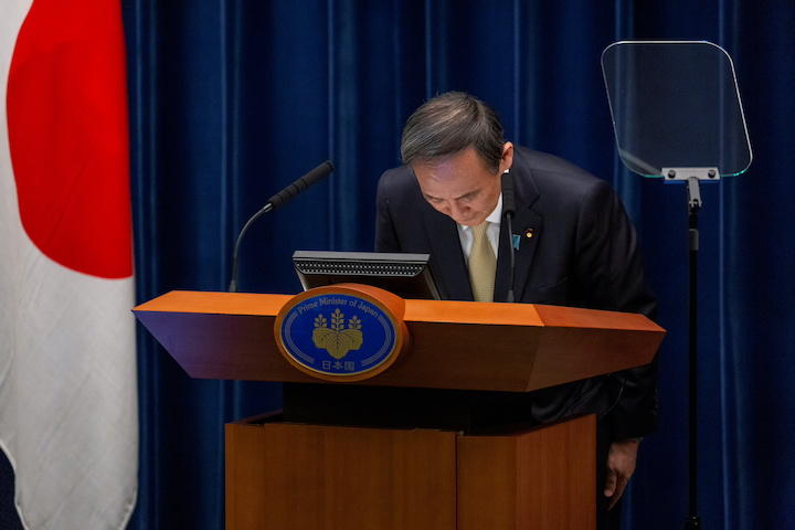 菅首相会見、3度目の緊急事態宣言 菅首相会見、3度目の緊急事態宣言