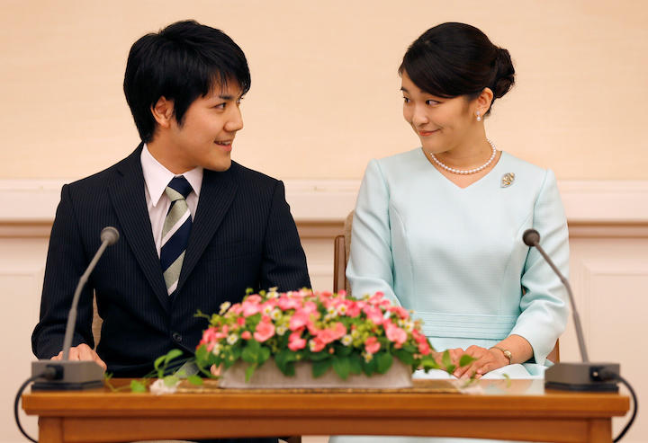 眞子内親王の婚約会見 眞子内親王の婚約会見
