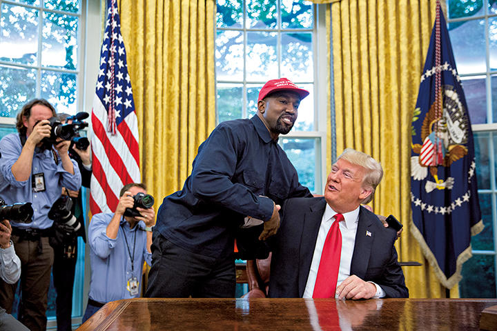 カニエとトランプは2人とも「アップルパイと同じくらいアメリカらしい」 カニエとトランプは2人とも「アップルパイと同じくらいアメリカらしい」