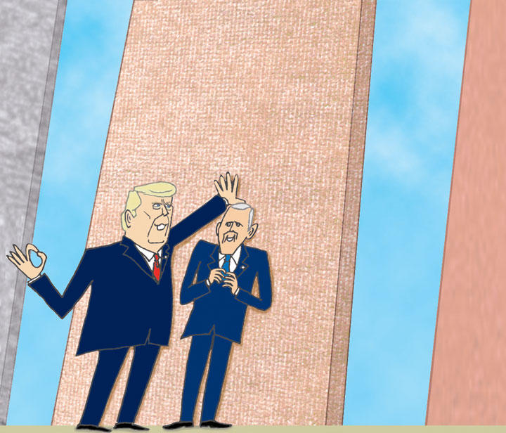トランプが壁ドンして言ったこと(良いトランプ・ジョーク) トランプが壁ドンして言ったこと(良いトランプ・ジョーク)