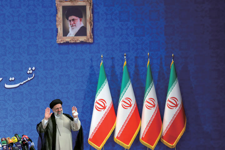 イランのライシ次期大統領 イランのライシ次期大統領