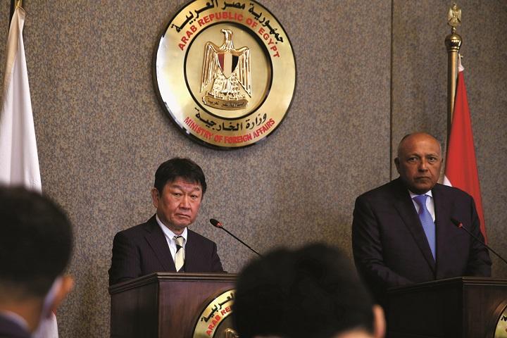 茂木外相のエジプト訪問 茂木外相のエジプト訪問