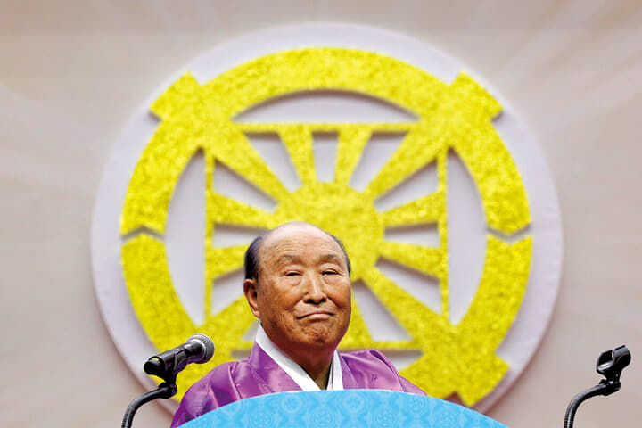 旧統一教会の文鮮明 旧統一教会の文鮮明