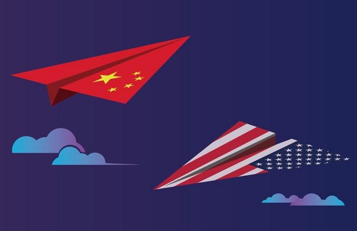 米中逆転(イメージイラスト) 米中逆転(イメージイラスト)