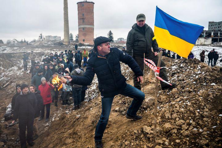 ウクライナ市民の抵抗
