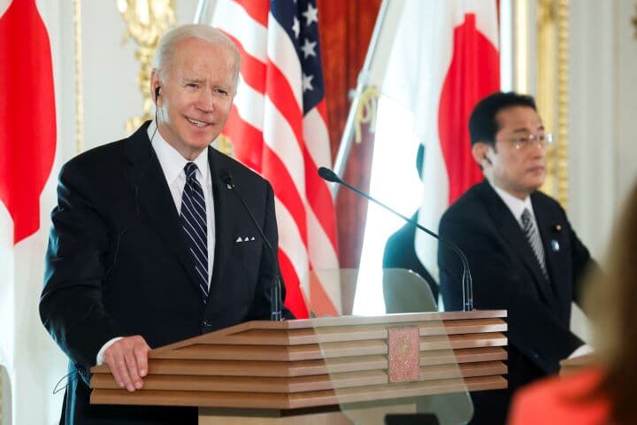 バイデン大統領と岸田首相 バイデン大統領と岸田首相