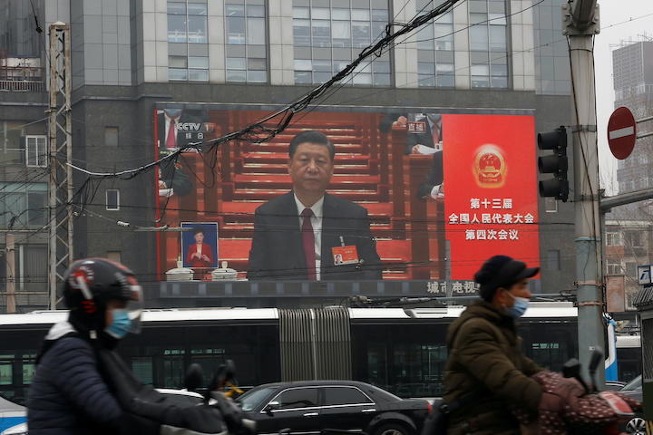 中国 全人代開幕 習近平国家首席 中国 全人代開幕 習近平国家首席
