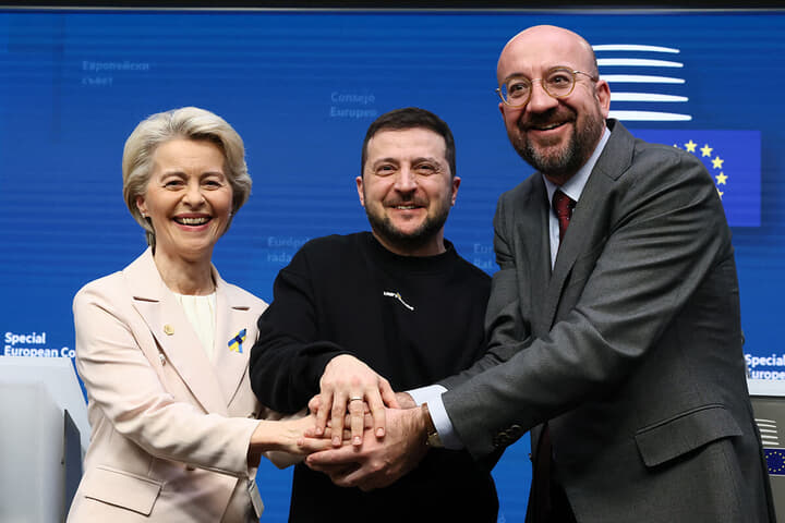 ベルギーを訪問したゼレンスキー大統領