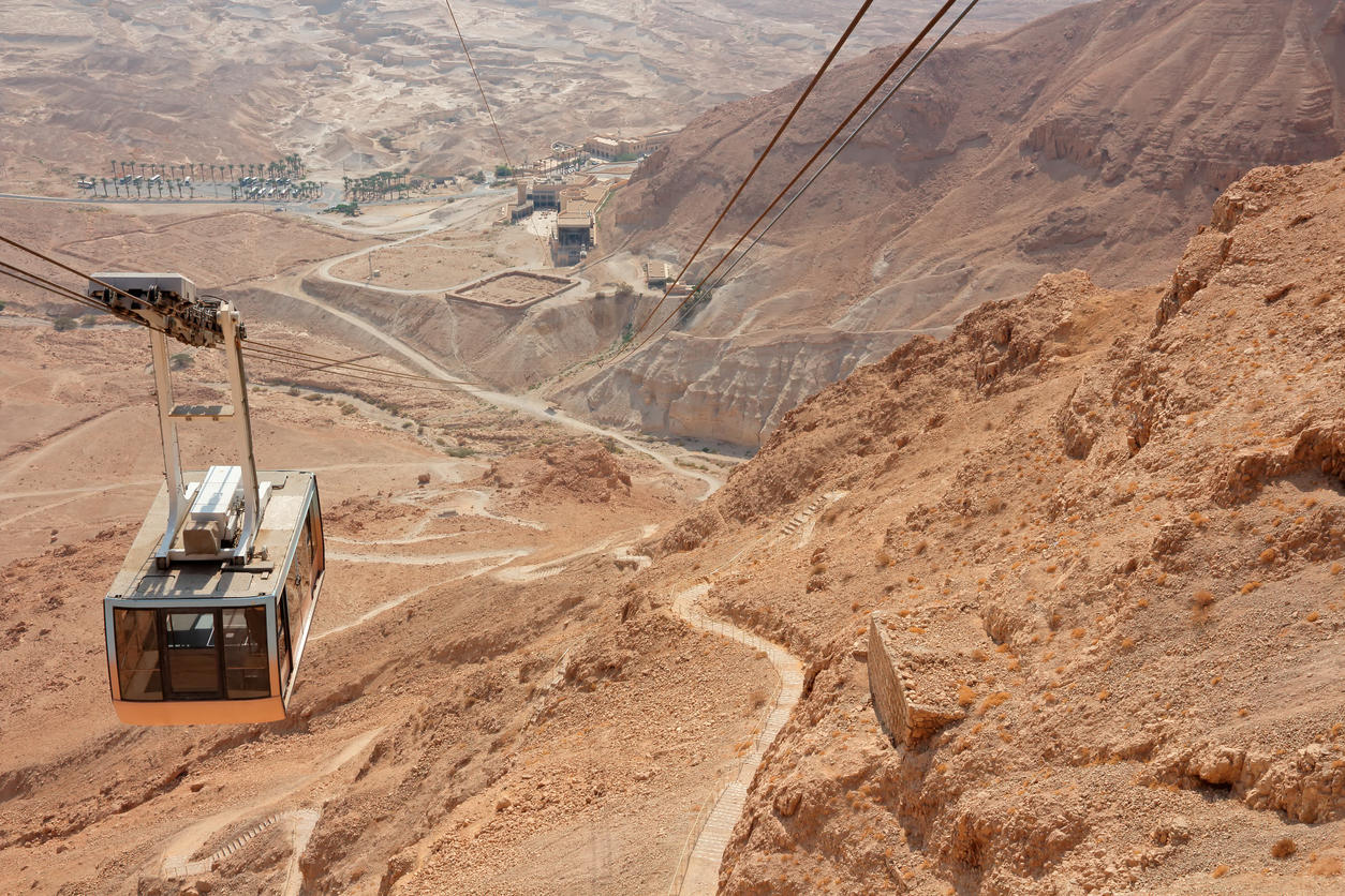マサダ遺跡のケーブルカー.jpg