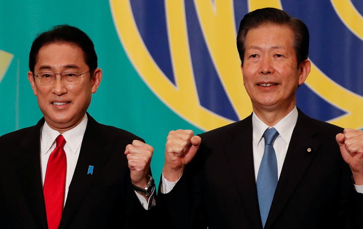岸田首相と公明党の山口代表 岸田首相と公明党の山口代表