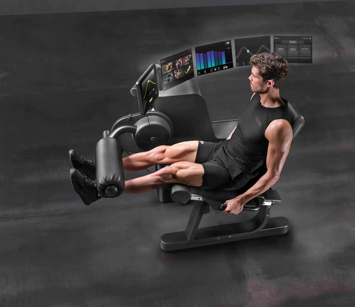 【一年保証】アメリカで人気爆発 振動マシン  フィットネスマシン Technogym Biostrength 世界最新のAI筋力トレーニングマシンが新