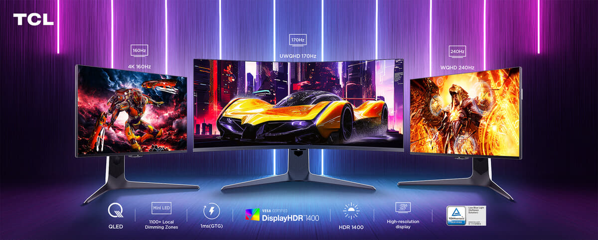 TCL miniled 量子ドットウルトラワイドゲーミングモニター34r83q TCL 34R83Q HDR Professional Monitor - TCL Japan