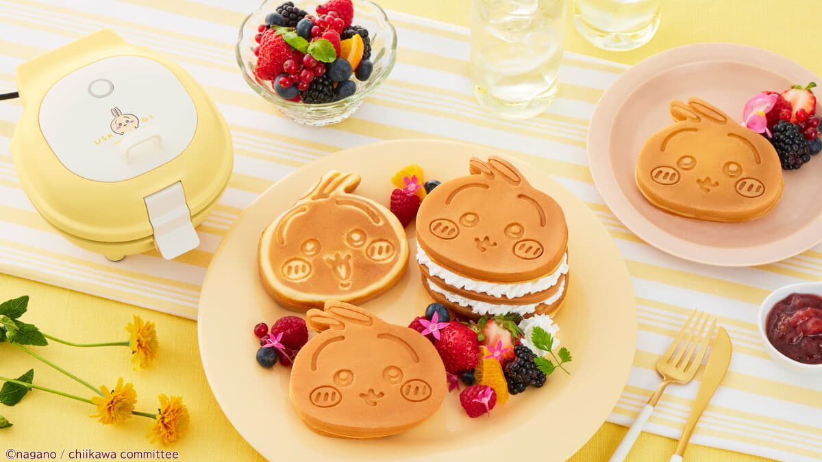 ちいかわ』に登場するうさぎのパンケーキが焼ける「こんがりきゃらパン