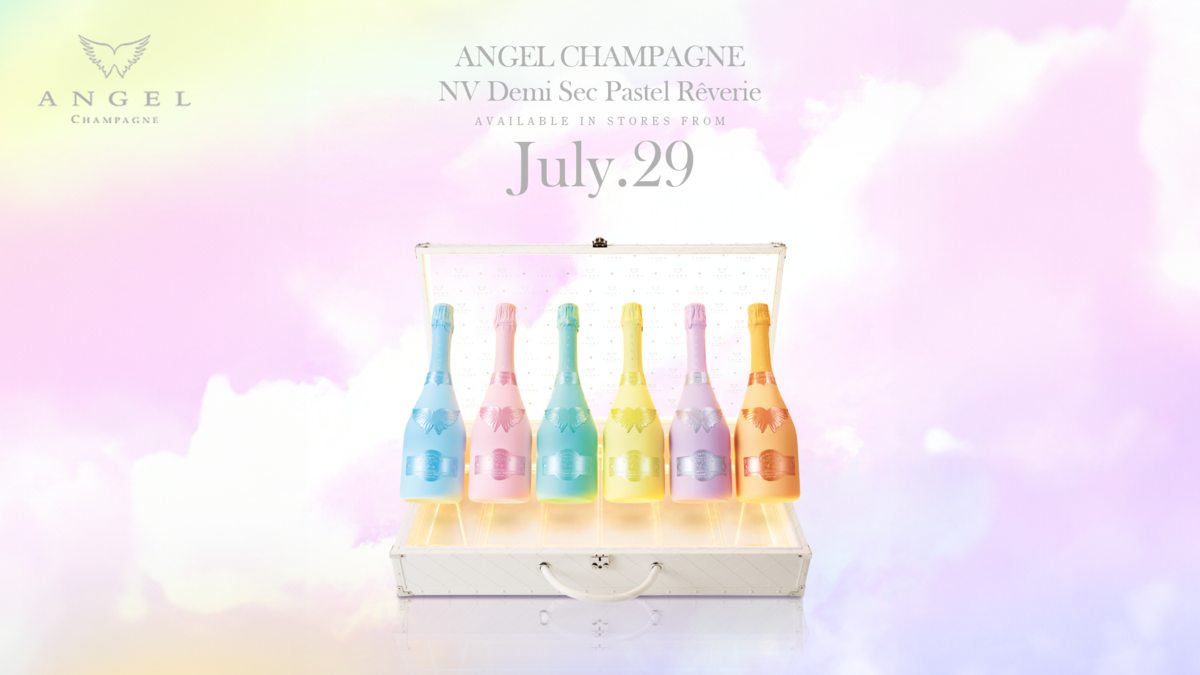 日本上陸7周年を迎えた『ANGEL CHAMPAGNE』がアタッシュケース『NV