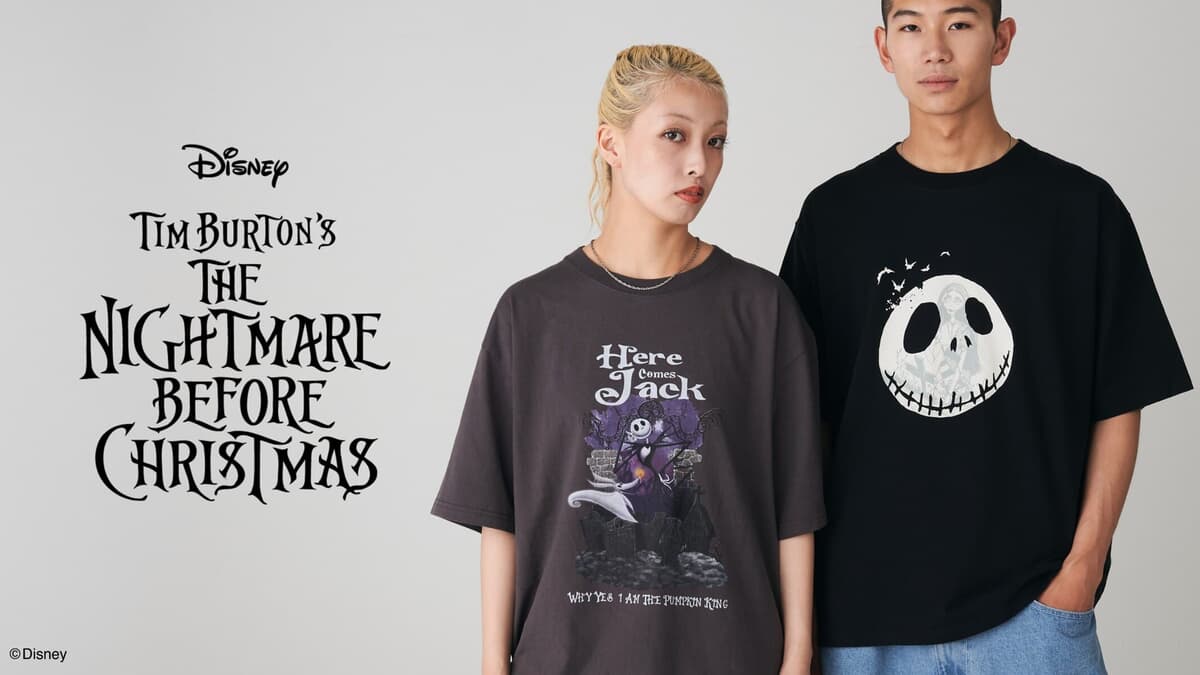 【ナイトメアー ビフォア クリスマス】新品Tシャツ ディズニー ディズニー・アニメーション映画『ナイトメアー・ビフォア