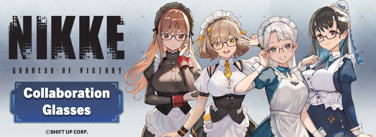 勝利の女神：NIKKE コラボレーション眼鏡ラピモデル、アニスモデル