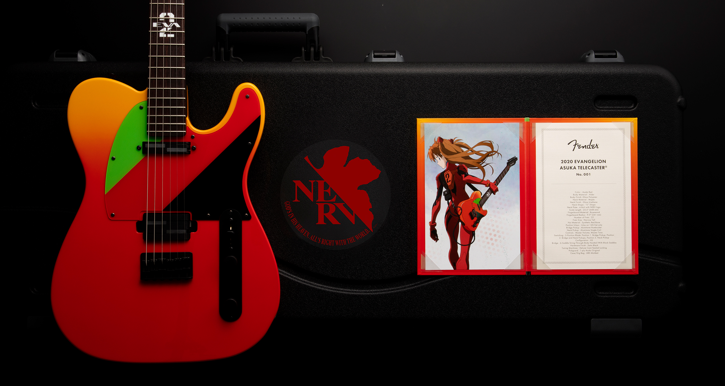 シン エヴァンゲリオン劇場版公開記念 Evangelion Asuka Telecaster R を発表 プレスリリース コラム ニューズウィーク日本版 オフィシャルサイト