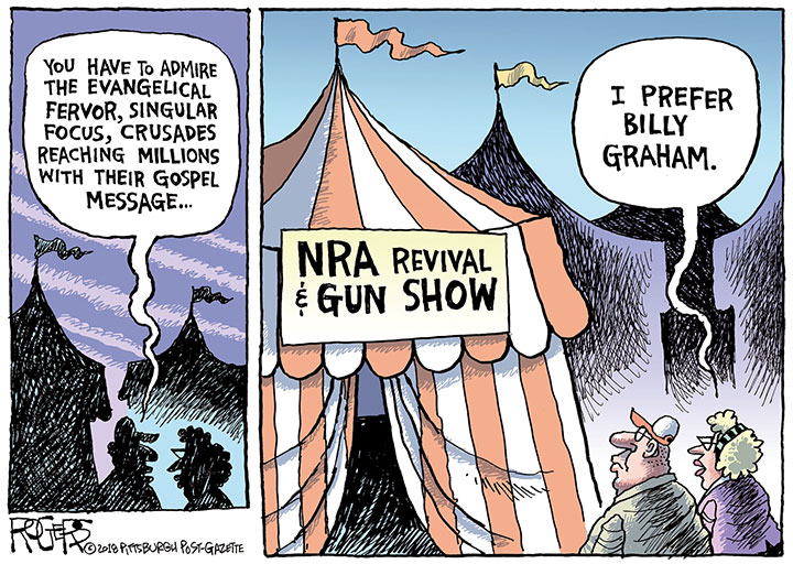 銃規制を阻む全米ライフル協会の 信仰心 パックン ニューズウィーク日本版 オフィシャルサイト