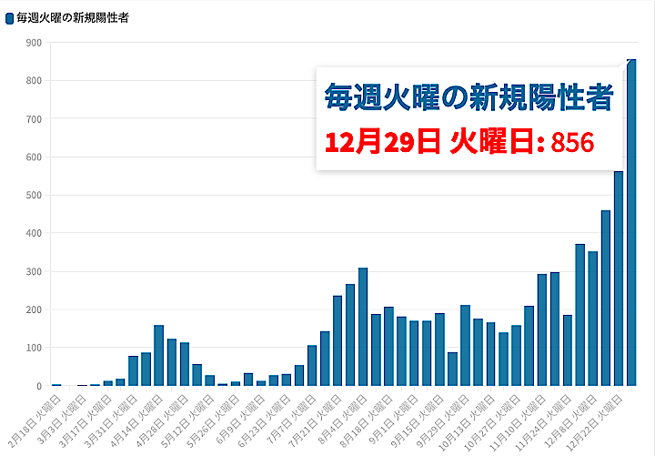 東京都29日の新型コロナ新規感染856人 火曜として過去最多 15日連続で曜日別最多を更新 ニューズウィーク日本版 オフィシャルサイト 東京都29日の新型コロナ新規感染856人 火曜として過去最多 15日連続で曜日別最多を更新 ニューズウィーク日本版 オフィシャルサイト