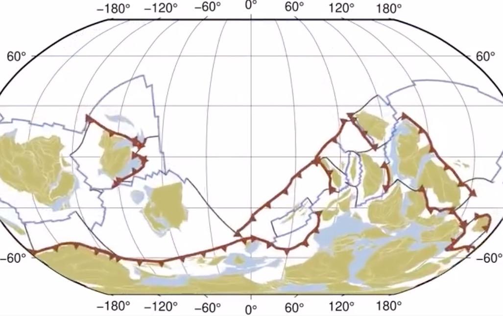 こんなに動いていた 10億年のプレートの移動が40秒の動画で示される ニューズウィーク日本版 オフィシャルサイト