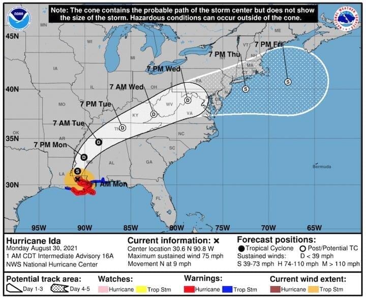 「カトリーナ超え」のハリケーン・アイダがアメリカ南部に上陸 - Newsweekjapan