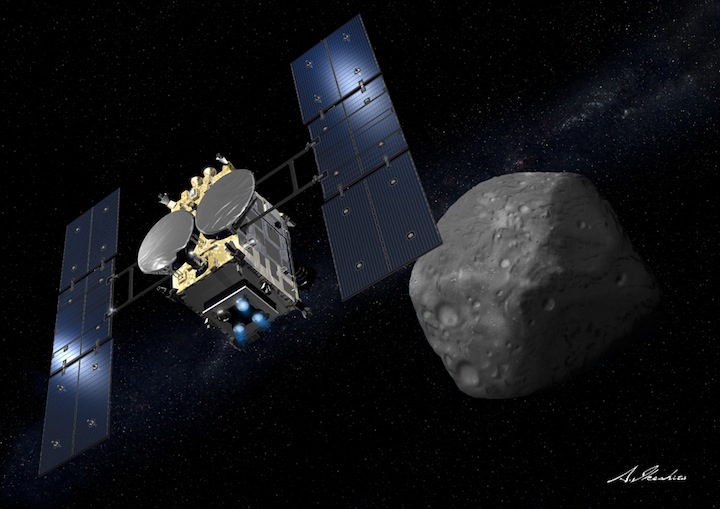 小惑星探査機 はやぶさ2 いよいよ目的地の小惑星に到着へ ワールド 最新記事 ニューズウィーク日本版 オフィシャルサイト