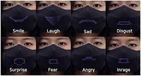韓国､ハイテクからデコ盛りまでコロナ禍で生まれた個性派マスクたち