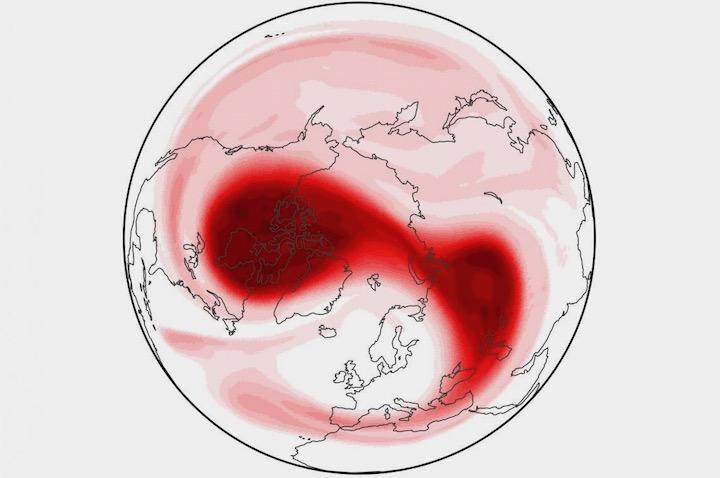 北極の成層圏突然昇温により寒波襲来のおそれ......2018年の大寒波と同じ