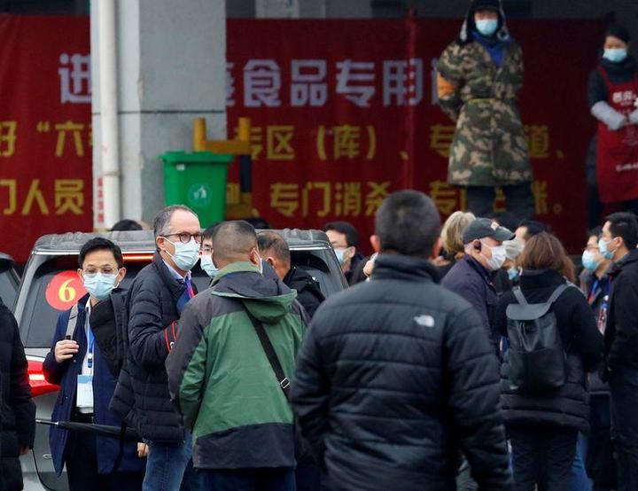 武漢 市場 中国