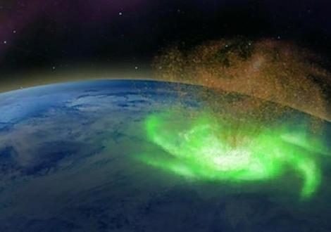 地球の上層大気で「宇宙ハリケーン」が初めて観測される