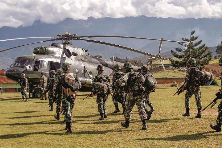 インドネシア軍兵士(2018年12月) インドネシア軍兵士(2018年12月)