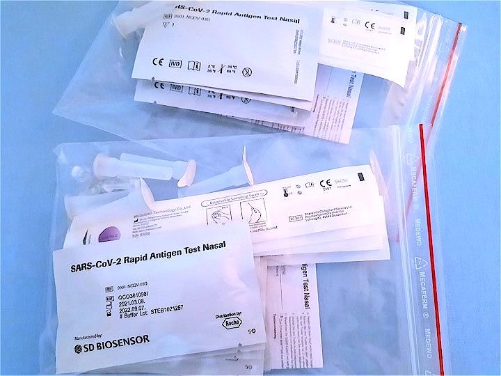韓国のSDバイオセンサー製の新型コロナウイルス抗原検査キット