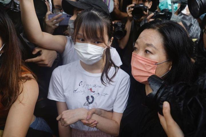 香港の民主活動家、周庭(アグネス・チョウ)氏 香港の民主活動家、周庭(アグネス・チョウ)氏