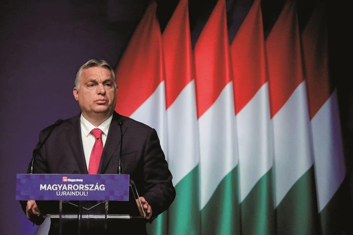 ハンガリーのオルバン・ビクトル首相 ハンガリーのオルバン・ビクトル首相
