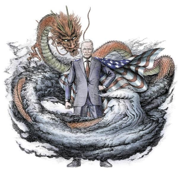 米バイデン大統領(イラスト) 米バイデン大統領(イラスト)