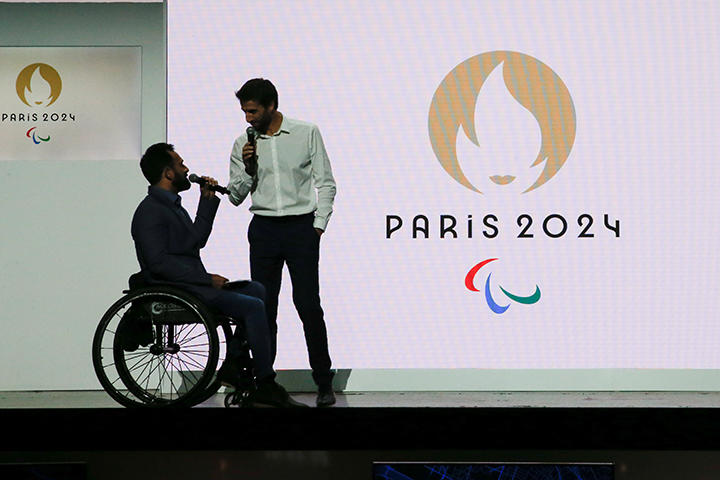パリ五輪のロゴ パリ五輪のロゴ