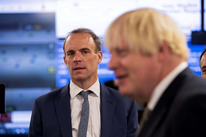 英ラーブ副首相 英ラーブ副首相