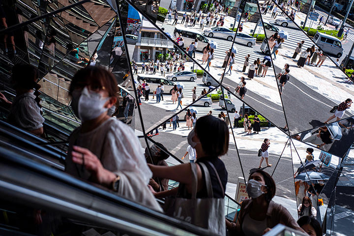 東京の買い物客 東京の買い物客