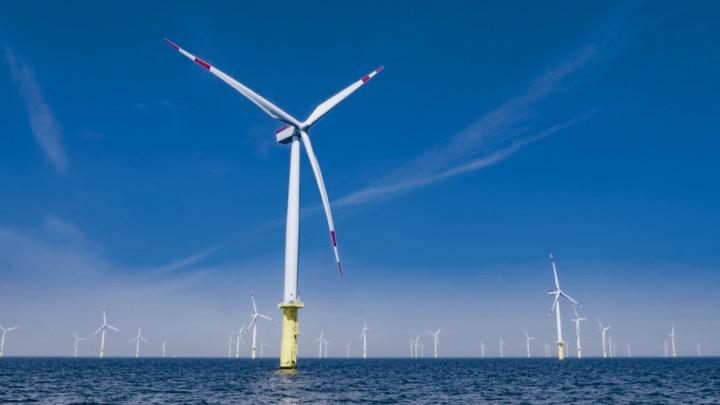 海洋風力発電のイメージ 海洋風力発電のイメージ