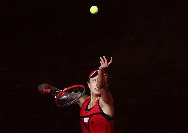 女子テニスのダブルス元世界ランク1位の彭帥選手 女子テニスのダブルス元世界ランク1位の彭帥選手