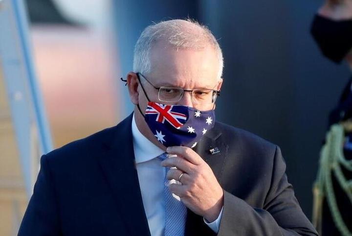 オーストラリアのモリソン首相 オーストラリアのモリソン首相