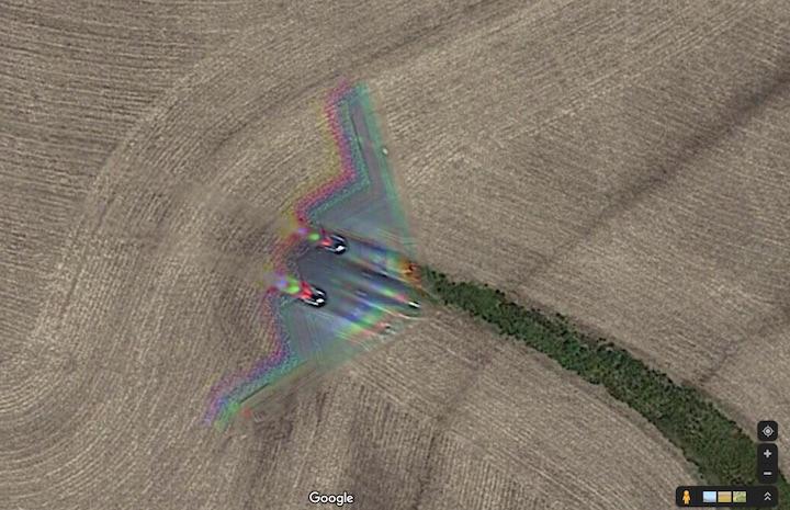飛行中のステルス爆撃機が グーグルマップ に映り込んでいた ニューズウィーク日本版 オフィシャルサイト