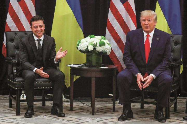 ゼレンスキ―とトランプ