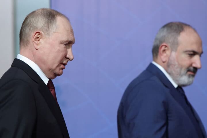 プーチンとパシニャン