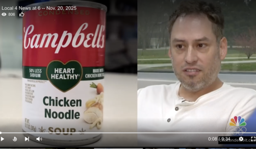 キャンベルのスープ缶と内部告発をした元社員