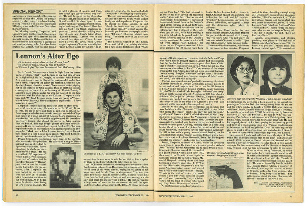 ジョン・レノン」を名乗った男 ――暗殺犯マーク・チャップマンの心に